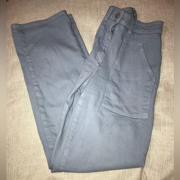 WILFRED FREE RYLEY PANT LONG UN FADED INDIGO SIZE 2 - Picture 2 of 8